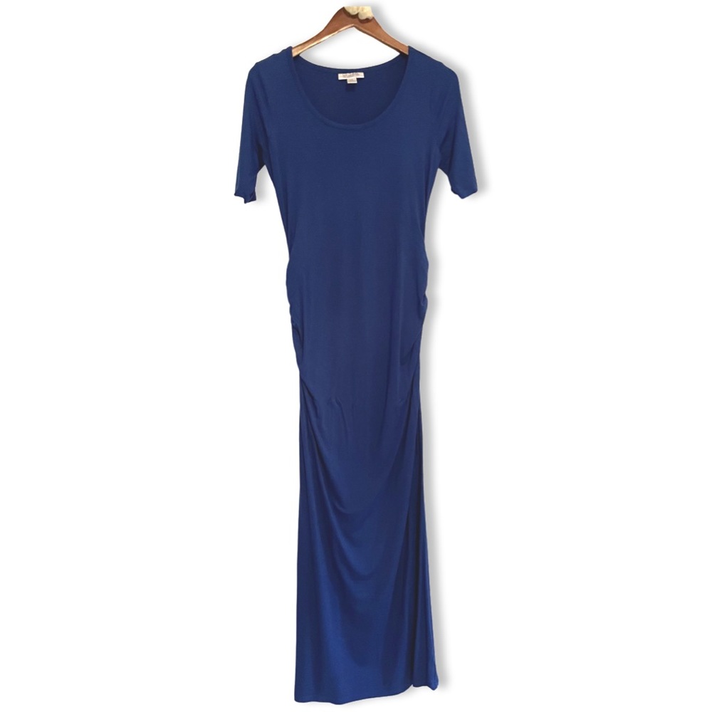 Motherhood Maternity Dress, Blue, Small